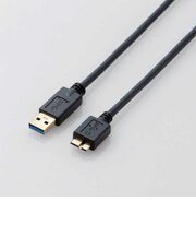 エレコム USB3.0ケーブル/Aタイプ-microBタイプ/スタンダード/1m ブラック USB3AMB10XBK