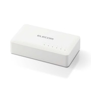 エレコム　スイッチングハブ [5ポート /1Giga対応 /ACアダプタ] プラスチック筐体 ホワイト EHCG05PA2W