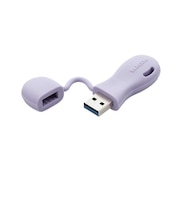 エレコム USBメモリー USB3.2(Gen1)対応 一体型キャップ式 子ども用 パープル MFJRU3032GPU