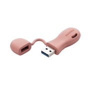 エレコム　USBﾒﾓﾘｰ USB3.2(Gen1)対応 一体型ｷｬｯﾌﾟ式 子ども用 ﾚｯﾄﾞ MFJRU3032GRD