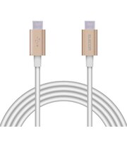 エレコム　USB-C ⇔ USB-Cケーブル [充電 /転送 /2.0m /PD60W /USB2.0] ゴールド MPAXCCPS20PNGD