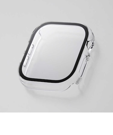 エレコム　アップルウォッチ カバー Apple Watch Series 11 / 10 [ 46mm ] フルカバー ケース 強化ガラス ゴリラガラス 表面硬度10H 全面保護 指紋防止 飛散防止 2重構造  AW24AFCGOCR