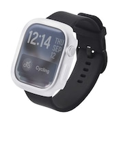 エレコム　アップルウォッチ カバー Apple Watch Series 11 / 10 [ 46mm ] ケース 強化ガラス 10H 耐衝撃フレーム 指紋防止 飛散防止 TOUGH SLIM LITE クリア AW25AFCTSLCR