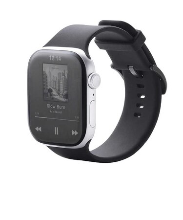 エレコム　アップルウォッチ バンド Apple Watch SE 第3世代 / Series 11 [ 42 41 40 38mm ] シリコン ベルト TOUGH SLIM ブラック ブラック AW25BBDTSBK