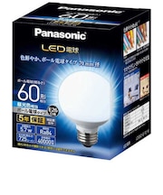 パナソニック　LED電球 ホワイト [E26/昼光色/60W相当/ボール電球形/広配光] LDG6DG70W