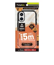トリニティ iPhone 17 GRAV Solid UNLIMITED 耐衝撃5M HBケース マットクリアブラッ TRIP25M2GRUSLCLBK