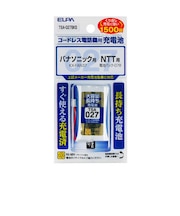 ELPA 電話機用 充電池(大容量) TSA027BKS
