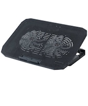 ナカバヤシ　ノートパソコンクーラースタンド [11～15.6インチ /USB-A接続] USB-Aハブ搭載 NSF11BK