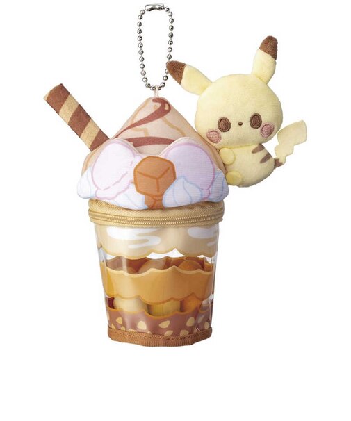 タカラトミー　ポケットモンスター ポケピース キャラメルパフェぬいぐるみチャーム ピカチュウ ﾎﾟｹﾋﾟｰｽｷｬﾗﾒﾙﾊﾟﾌｪ