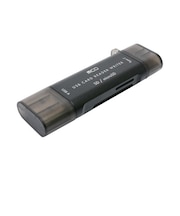 ナカバヤシ SD microSDカードリーダ Type-C and A USB3.0 ブラック USRCSD4BK