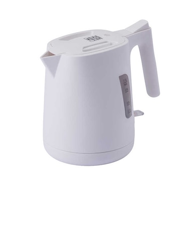 ビックアイデア　転倒湯漏れ防止電気ケトル1.0L ホワイト BIMKTL10A