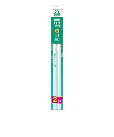 ヤザワ　LED直管20型 昼白 ｸﾞﾛｰ式2P 昼白色 LDF20N/7/12/3/2P