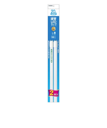 ヤザワ　LED直管20型 昼光 ｸﾞﾛｰ式2P 昼光色 LDF20D/7/12/3/2P