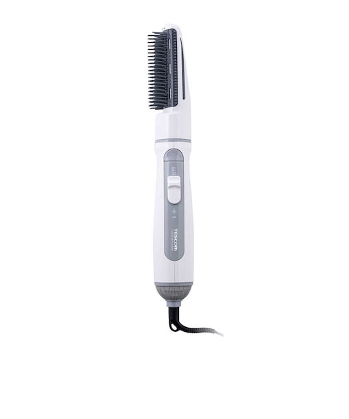 テスコム　カールドライヤー マイナスイオン 静電気低減 【 キャッチクッションブラシ 付 】 スリムボディ 冷温風 ブラシ水洗い可 naturam ホワイト ホワイト TC200BW