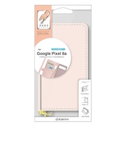 ラスタバナナ Google Pixel 8a ハンドストラップ付き手帳型ケース ピンク 7902PXL8ABHSLPK