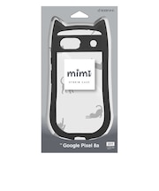ラスタバナナ　Google Pixel 8a ﾈｺﾐﾐｹｰｽ mimi TPU×PC ﾌﾞﾗｯｸ 7923PXL8AHPBK