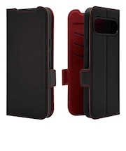 ラスタバナナ Google Pixel 10/10 Pro 薄型手帳サイドマグネットケース ブラック×レッド 9131P10BSMBKR