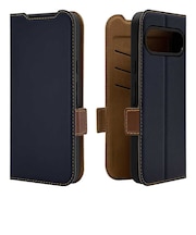 ラスタバナナ Google Pixel 10/10 Pro 薄型手帳サイドマグネットケース ネイビー×ブラウン 9132P10BSMNVB