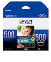 エプソン 写真用紙「光沢」(L判・500枚) KL500PSKR