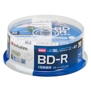 VERBATIMJAPAN 長期3年保証 録画用BD-R 20枚パック スピンドル(PB) 1L20SP#PB VBR130RP20SD1B