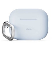 ELAGO AirPods Pro3 対応シリコンケース SILICONE HANG CASE ライトブルー EL_A3PCSSCN3