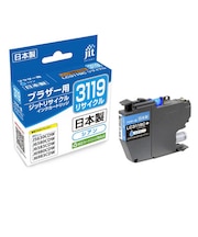 ジット 互換リサイクルインクカートリッジ ブラザー LC3119C シアン JITB3119C