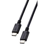 エレコム タイプC ケーブル USB Type-C to Type-C 0.5m PD 100W 急速充電 ブラック MPAXCC5P05BK