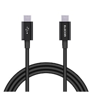 エレコム タイプC ケーブル USB Type-C to Type-C 1m PD 60W 急速充電 断線しにくい スリム耐久ケーブル ブラック MPAXCCPS10PNBK
