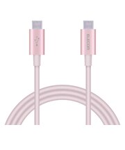 エレコム タイプC ケーブル USB Type-C to Type-C 1m PD 60W 急速充電 断線しにくい スリム耐久ケーブル ピンク MPAXCCPS10PNPN