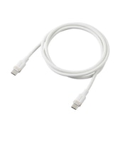 エレコム USB Type-C ケーブル USB-C to USB-C 1m PD 100W 急速充電 シリコン素材 やわらかく絡みにくい ホワイト MPACC5PSSA10WH