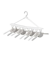CBジャパン THE HANGERS ワンタッチ8連ハンガー WH×GY 0 HANGERSワンタッチ8レン
