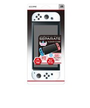 アローン Switch 有機EL用セパレート型クリアケース ALGNSESCC<br>★こちらの商品は人気商品のため、色違い・仕様違い等含め「一家族1台限り」でのご協力をお願いしております。