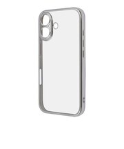 レイアウト iPhone 16(6.1インチ) Like standard 精密設計 カメラ保護 衝撃吸収 バンパー メタリック TPUソフトケース/ シルバー RTP46PFC2SVM