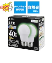 ORIGINALBASIC　LED電球 ［E26 一般電球形 断熱施工器具対応 40W相当 昼白色 2個 広配光タイプ］ LDA4NGSK40XOS2P