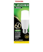 東芝 LED電球(T形)60W相当 昼白色 口金E26 LDT7NGS60V1