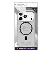 トリニティ　iPhone 17 Proケース ［Silky Armor］ MagSafe対応 シルキータッチケース マットクリア ブラック TRIP25M3SACLBK