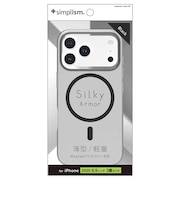 トリニティ　iPhone17 Pro Max ［Silky Armor］ MagSafe対応 シルキータッチケース マットクリア TRIP25L3SACLBK