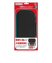 コロンバスサークル Switch Lite用 大容量セミハードポーチ ブラックターコイズ SWLダイヨウリョウポーチターコイス<br>★こちらの商品は人気商品のため、色違い・仕様違い等含め「一家族1台限り」でのご協力をお願いしております。