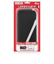 コロンバスサークル　しなやか スリムポーチ(Switch2用) ブラックホワイト ｼﾅﾔｶｽﾘﾑﾎﾟｰﾁSW2<br>★こちらの商品は人気商品のため、色違い・仕様違い等含め「一家族１台限り」でのご協力をお願いしております。
