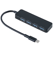 ナカバヤシ USB3.2Gen1対応4ポートハブ Type-C接続 UHC3454BK