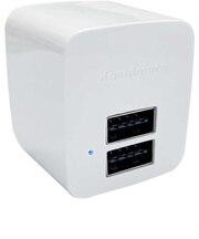 カシムラ AC充電器 リバーシブルUSB-A 2ポート AC027