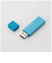 エレコム USBメモリー 16GB USB2.0 キャップ式 (ブルー) MFMSU2B16GBU