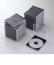 エレコム Blu-ray/DVD/CDケース(標準/PS/1枚収納) CCDJSCN30BK