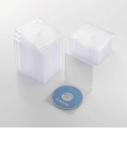 エレコム CD/DVD/Blu-ray対応収納スリムケース (1枚収納×50セット・クリア) CCDJSCS50CR