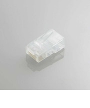 エレコム ツメの折れないLANコネクタ(Cat5e単線ケーブル対応/10個入り) LDRJ45T10T
