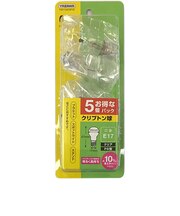 ヤザワ　省エネクリプトン球60W形クリア5P P351754C5PYZ