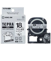 キングジム　アイロン転写テープ TEPRA(テプラ) PROシリーズ [黒文字 /18mm幅] SA18K