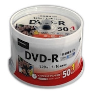 HIDISC　録画用DVD-R 16倍速 51枚入り HDDR12JCP51