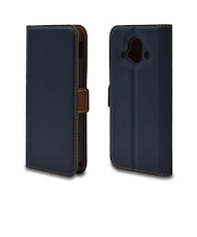 ラスタバナナ らくらくスマートフォン(F-52B) 薄型手帳ケース ネイビー 6772F52BBO
