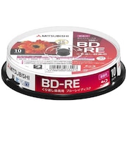 VERBATIMJAPAN 録画用BD-RE 1-2倍速 25GB 10枚(スピンドル) VBE130NP10SD1B